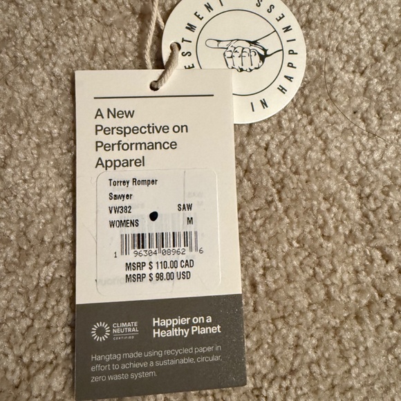 NWT, Vuori, Torrey romper - Picture 4 of 4